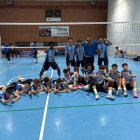 El equipo júnior del C.V. Río Duero tras proclamarse campeón regional.