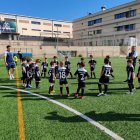 Niños del club balaguero durante unos entrenamientos.