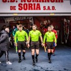 Álberto Fernández en Los Pajaritos durante su visita de esta temporada.