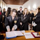 Las nuevas letradas que se incorporan al Colegio de la Abogacía de Soria.