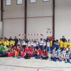 Participantes en las finales de los Juego Escolares.