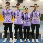 Volantistas del Club Valonsadero Bádminton en el Campeonato Autonómico Sub19.