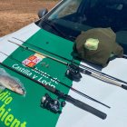 Técnicas de pesca decomisadas en Tardajos.