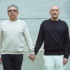 Pedro Guerra, a la izquierda, y Javier Álvarez, a la derecha.