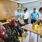 Una de las actividades en la residencia.
