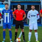 Alejandro Noguera, en el centro de la Imagen, pitará al Numancia en San Pobla.