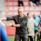 Ángel Rodríguez en el encuentro de ida en Los Pajaritos ante el Poblense.