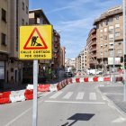 El acceso a la plaza del Rosario cerrada ya este martes.