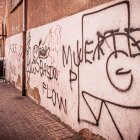 Pintada en un muro de Rota de Calatañazor.