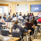 Alumnos durante una prueba de la EBAU de una edición anterior.