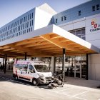 Fachada principal del Hospital Santa Bárbara de Soria
