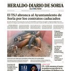 Portada de Heraldo-Diario de Soria del 30 de mayo de 2026.