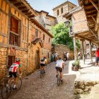 Esfuerzo al sol y sabor tradicional a su paso por el corazón medieval de Soria.