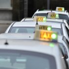Taxis en Soria en una imagen de archivo.