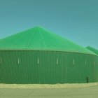 Instalaciones de una planta de biogás.