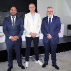 Rubén Carramiñana, presidente; Eduardo Sevillano y Pascual López.