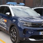Vehículos de la Policía Nacional en Soria.