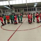 Los canteranos del Laguna Negra durante un partido.