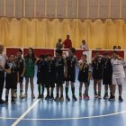 El equipo soriano celebrando el título.