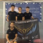Algunos de los representantes sorianos en la cita.