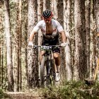 Un participante durante la segunda etapa de la BTT Urbión 2026.
