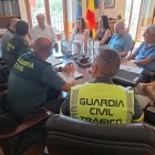 Reunión de coordinación en seguridad ante la romería de la Virgen de la Blanca en Cabrejas del Pinar.