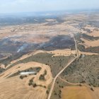 Incendio en Carrascosa de Abajo a la llegada de la BRIF.