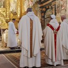 Bendición abacial de Francisco Rivera en el monasterio de Huerta.
