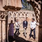 El consejero de Cultura visita los Arcos de San Juan de Duero.