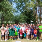 Participantes en el III Torneo Intergeneracional de El Burgo.