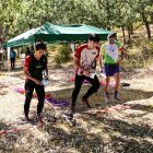 Unos participantes en el momento de tomar la salida.