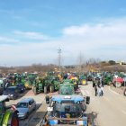 Imágenes de tractoradas de agricultores sorianos.