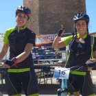 Dos ciclistas durante una cita celebrada en Noviercas.
