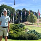 Enzo Jiménez durante su participación en el torneo británico.