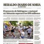 Portada de Heraldo-Diario de Soria del 9 de agosto de 2026.
