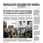 Portada de Heraldo-Diario de Soria de 1 de septiembre de 2026