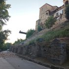 Derrumbe del Palacio de los Hurtado de Mendoza.