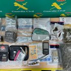 Sustancias intervenidas por la Guardia Civil durante la operación.