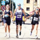 Participantes durante el recorrido de la XVI Carrera Popular de Golmayo.