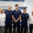Cabrerizo, Kold, Miguel, Seifert y Machín en la presentación del Grupo Herce en Cañada Real.