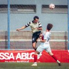 El ex numantino De Frutos en un partido de esta temporada con el Real Ávila.