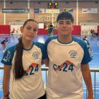 Jimena Ayllón y Daniel Marín durante una competición.