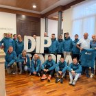 Imagen de la reunión de los monitores deportivos en Diputación.