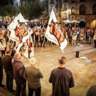 Cacerolada de Soria Ya en la plaza Mayor.