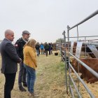 Visita a las instalaciones de la feria ganadera en Ávila.