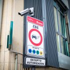 Cámara en el perímetro de la Zona de Bajas Emisiones.
