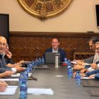 Comisión de Reto Demográfico celebrada este miércoles en la Diputación.