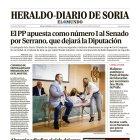 Portada de Heraldo-Diario de Soria del 24 de octubre de 2026.