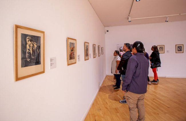 La muestra de Picasso en el Centro Cultural Gaya Nuño. MARIO TEJEDOR