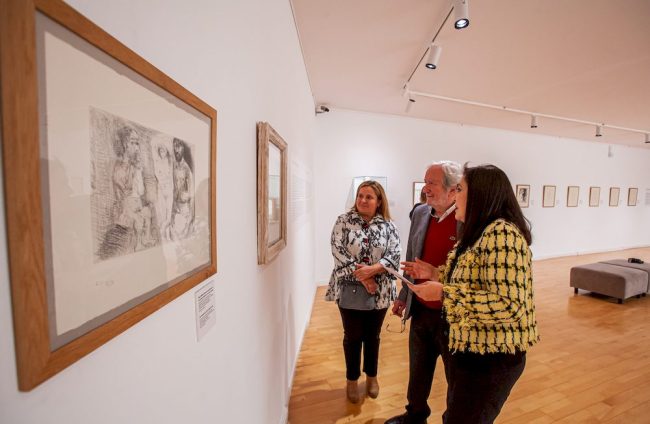La muestra de Picasso en el Centro Cultural Gaya Nuño. MARIO TEJEDOR
